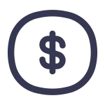Dollar SVG Icon